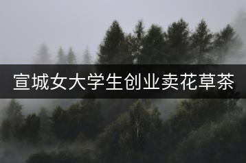 宣城女大學(xué)生創(chuàng)業(yè)賣花草茶 渴望將花草茶推向全世界