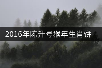 2016年陳升號(hào)猴年生肖餅猴餅專業(yè)品評(píng)