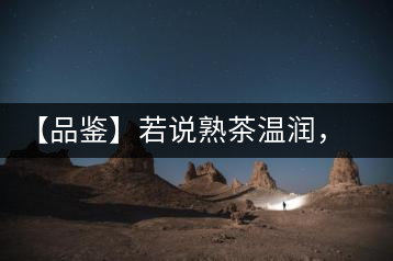 【品鑒】若說(shuō)熟茶溫潤(rùn)，怎可少了那玖香？