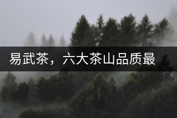 易武茶，六大茶山品質(zhì)最優(yōu)