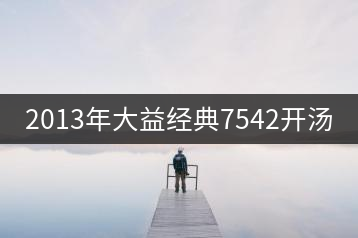 2013年大益經(jīng)典7542開湯