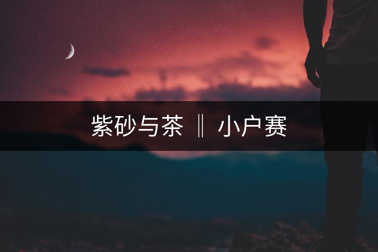 紫砂與茶 ‖ 小戶賽