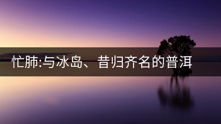忙肺:與冰島、昔歸齊名的普洱茶忙肺：與冰島、昔歸齊名的普洱茶