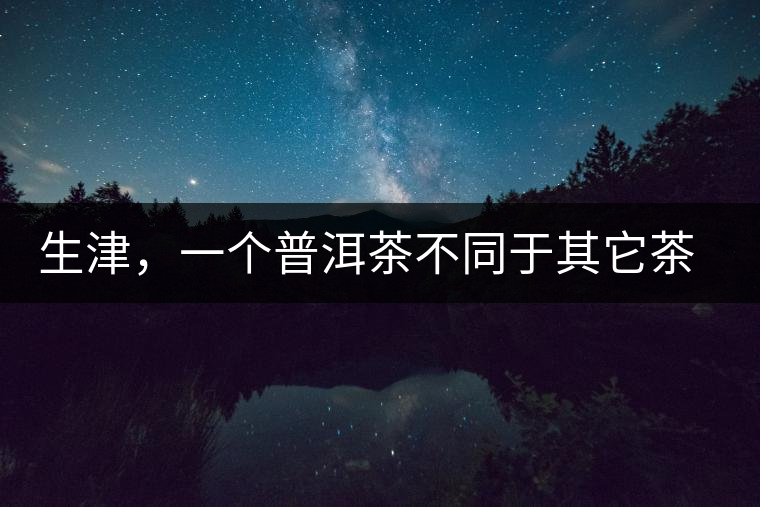 生津，一個(gè)普洱茶不同于其它茶類的品鑒指標(biāo)