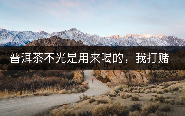 普洱茶不光是用來喝的，我打賭你第一條就不知道！