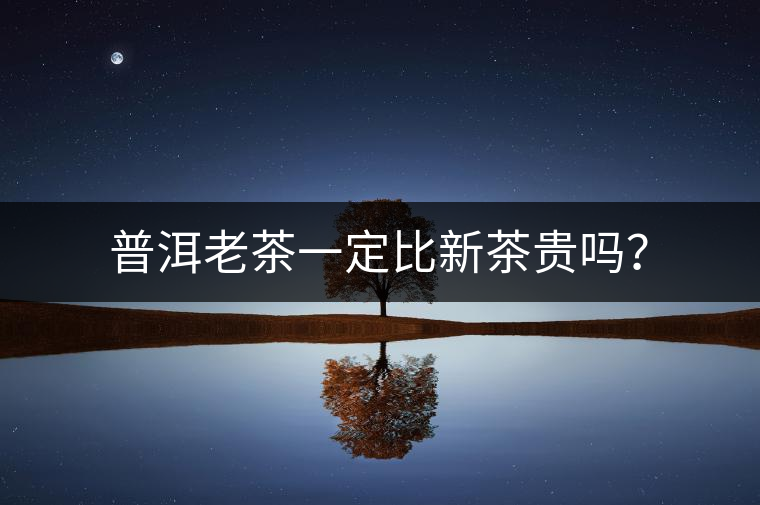 普洱老茶一定比新茶貴嗎？