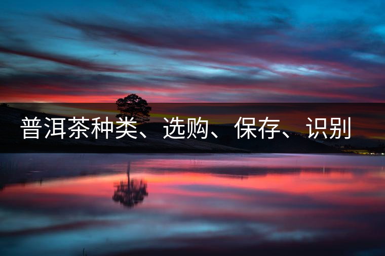 普洱茶種類(lèi)、選購(gòu)、保存、識(shí)別、沖泡