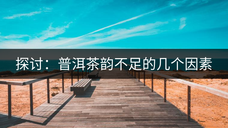 探討：普洱茶韻不足的幾個(gè)因素