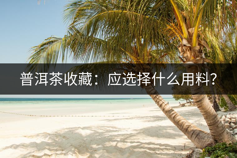 普洱茶收藏：應(yīng)選擇什么用料？