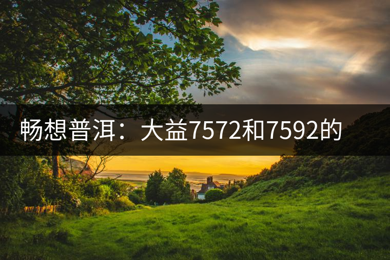 暢想普洱:大益7572和7592的區(qū)別 暢想普洱:大益7572和7592的區(qū)別
