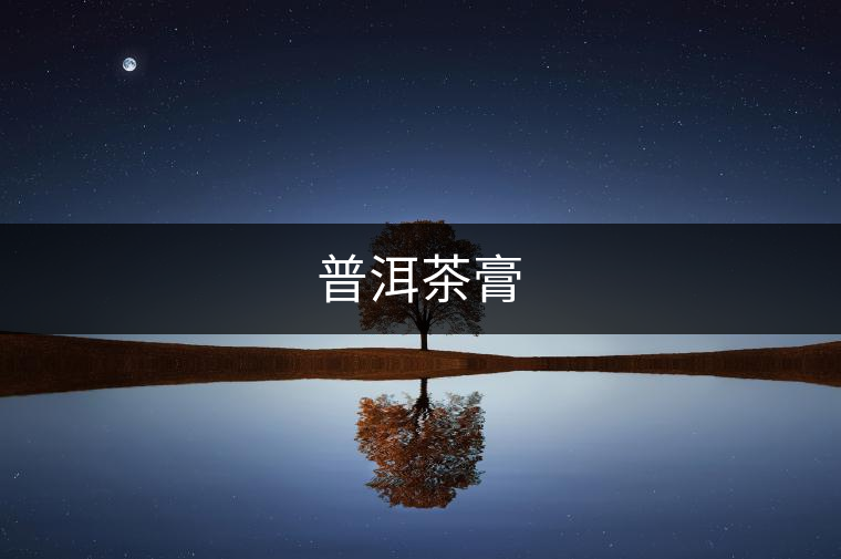 普洱茶膏 普洱茶膏