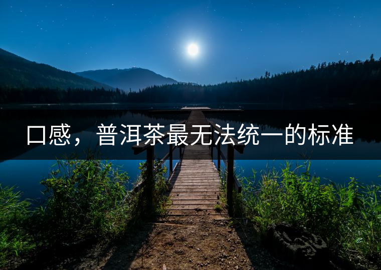 口感，普洱茶最無法統(tǒng)一的標(biāo)準(zhǔn)