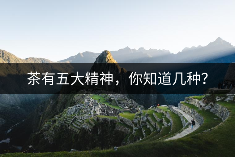 茶有五大精神，你知道幾種？