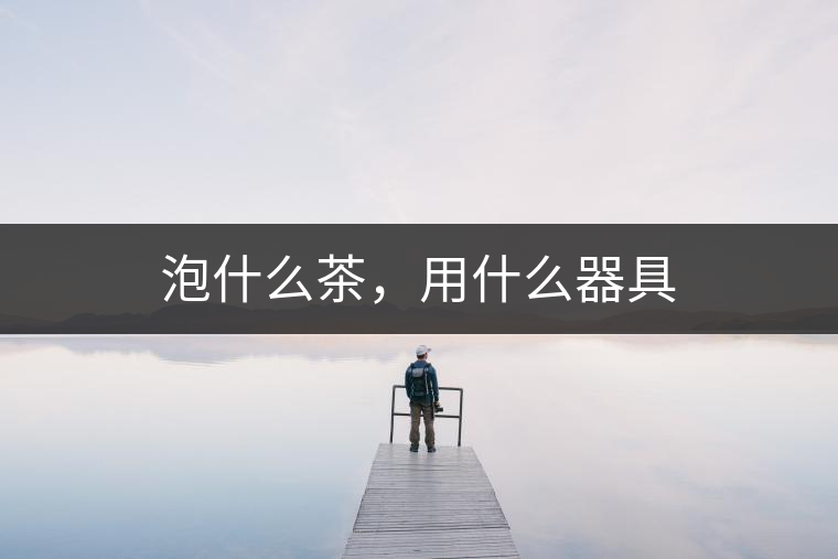 泡什么茶，用什么器具