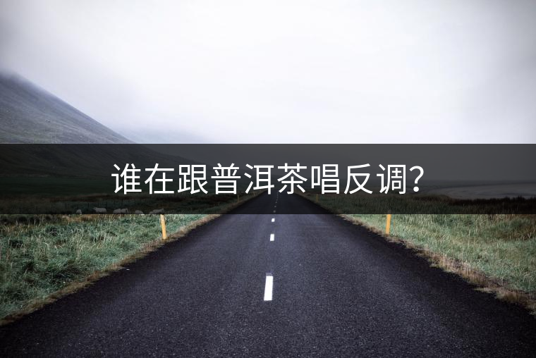 誰(shuí)在跟普洱茶唱反調(diào)？