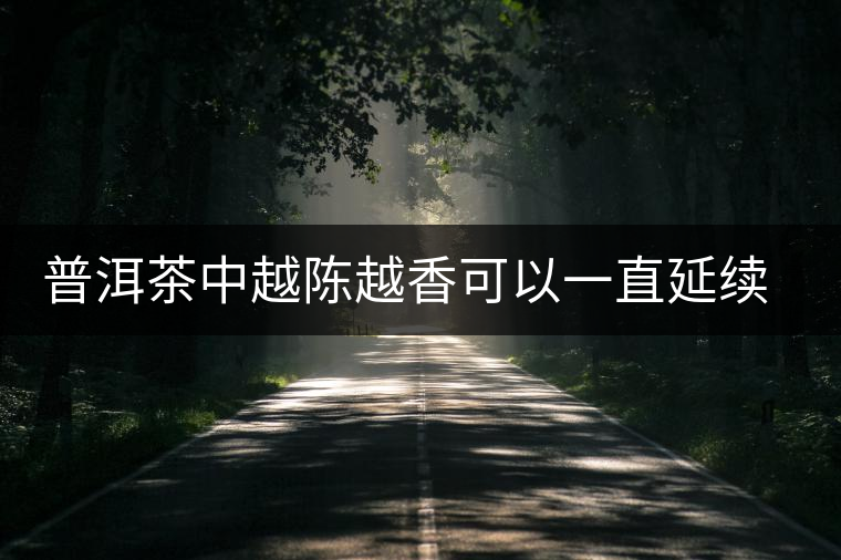 普洱茶中越陳越香可以一直延續(xù)下去嗎？