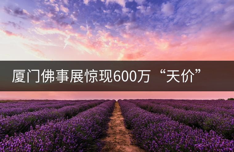 廈門佛事展驚現(xiàn)600萬“天價”普洱茶 廈門佛事展驚現(xiàn)600萬“天價”普洱茶