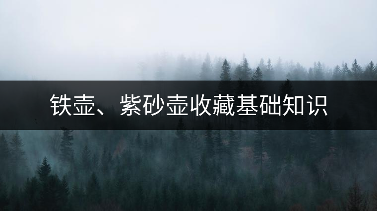 鐵壺、紫砂壺收藏基礎(chǔ)知識(shí)