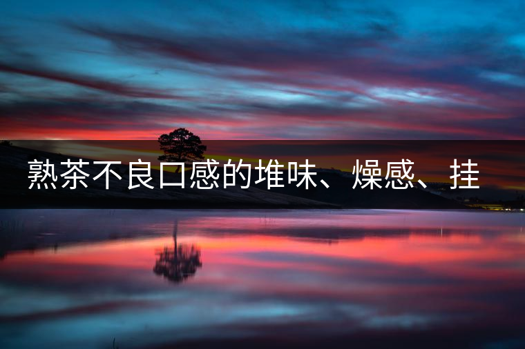 熟茶不良口感的堆味、燥感、掛喉