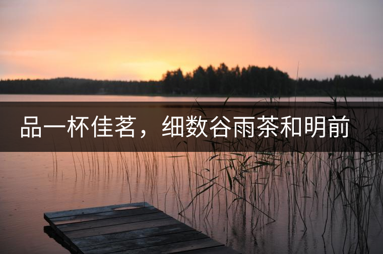 品一杯佳茗，細(xì)數(shù)谷雨茶和明前茶的區(qū)別