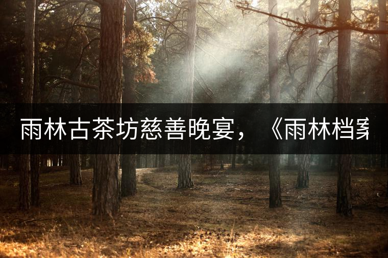 雨林古茶坊慈善晚宴，《雨林檔案·曼松》拍出106萬！