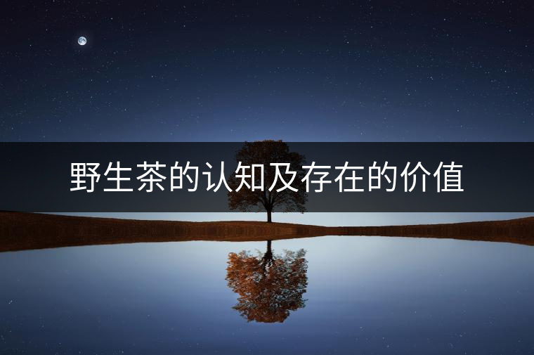 野生茶的認(rèn)知及存在的價值 野生茶的認(rèn)知及存在的價值