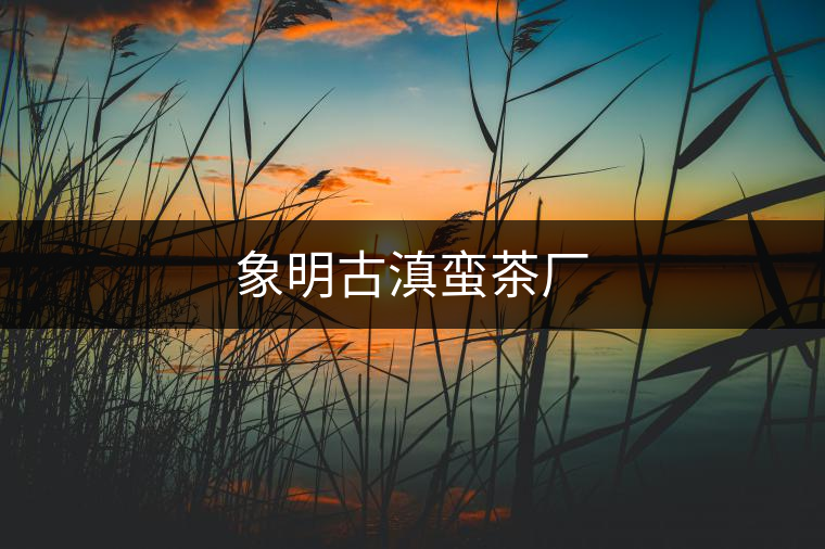 象明古滇蠻茶廠(chǎng) 象明古滇蠻茶廠(chǎng)