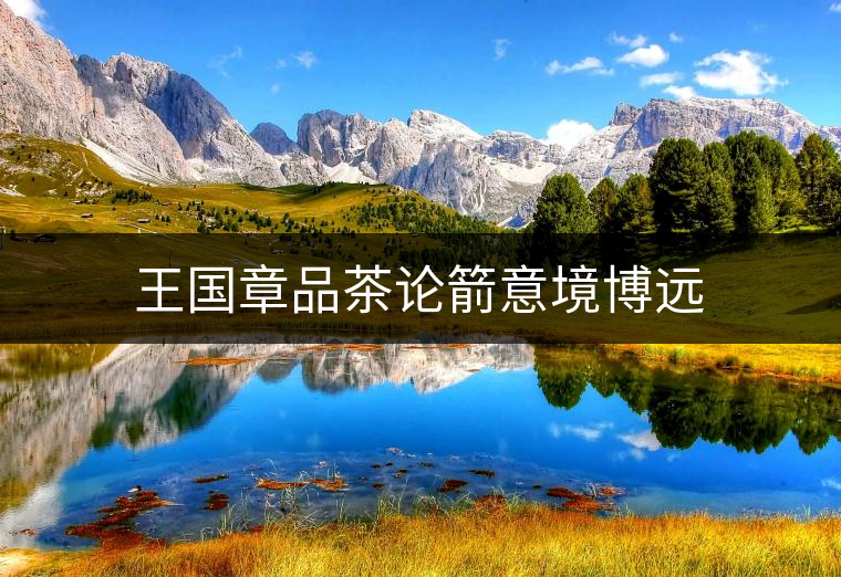 王國章品茶論箭意境博遠