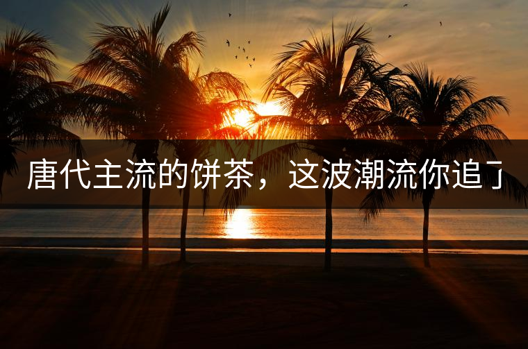 唐代主流的餅茶，這波潮流你追了嗎？