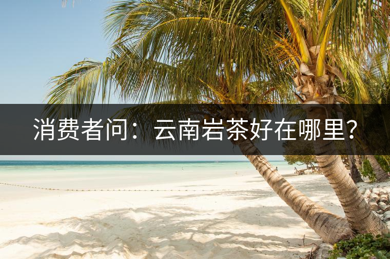 消費者問：云南巖茶好在哪里？