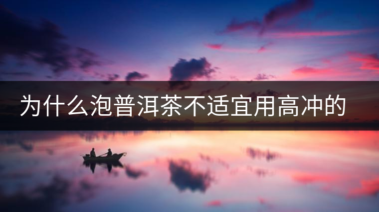 為什么泡普洱茶不適宜用高沖的方式，是有道理的