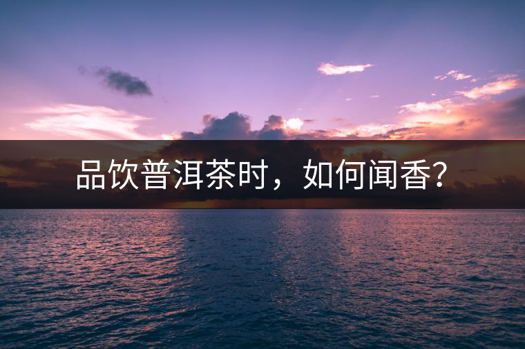品飲普洱茶時，如何聞香？