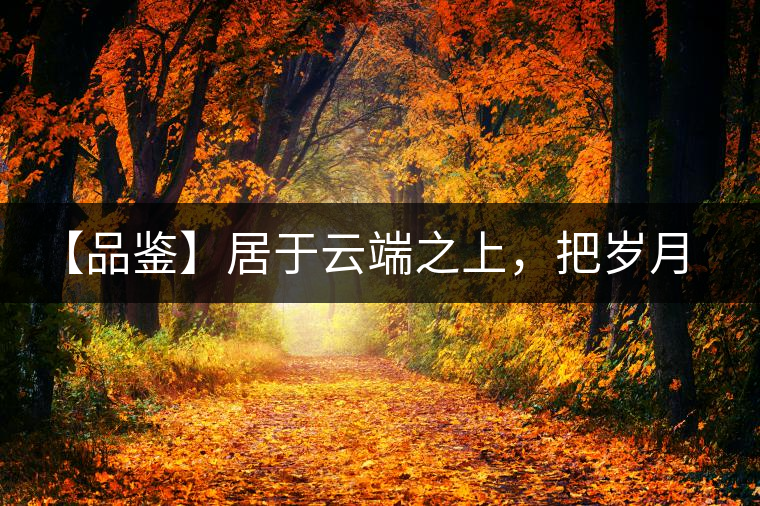 【品鑒】居于云端之上，把歲月“熟”透