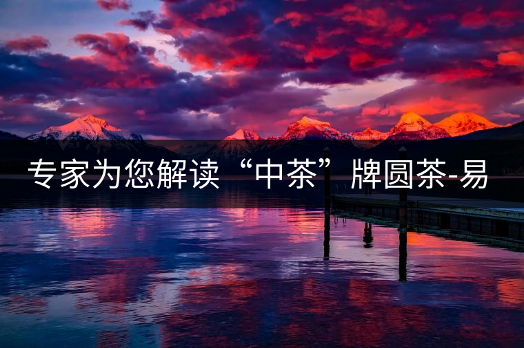 專家為您解讀“中茶”牌圓茶-易武喬木品評 專家為您解讀“中茶”牌圓茶-易武喬木品評