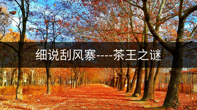 細(xì)說刮風(fēng)寨----茶王之謎 細(xì)說刮風(fēng)寨----茶王之謎