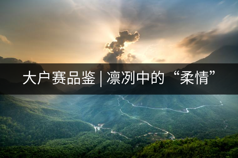 大戶賽品鑒 | 凜冽中的“柔情”