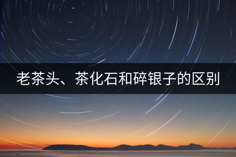 老茶頭、茶化石和碎銀子的區(qū)別