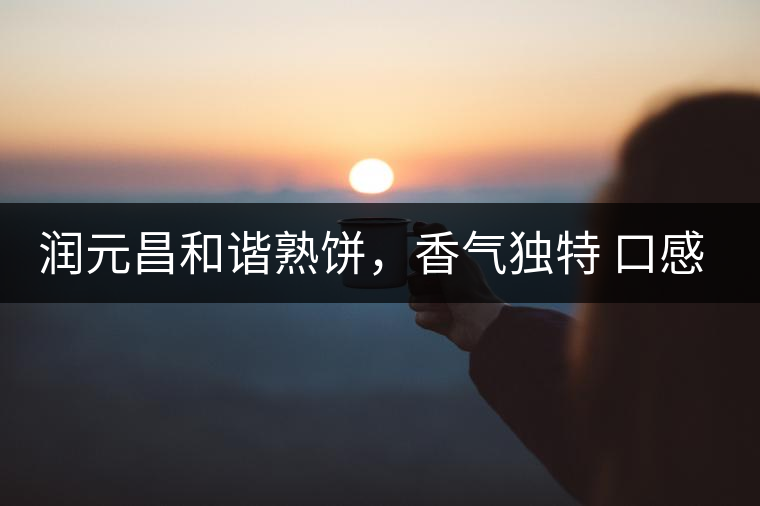 潤元昌和諧熟餅，香氣獨特 口感厚實