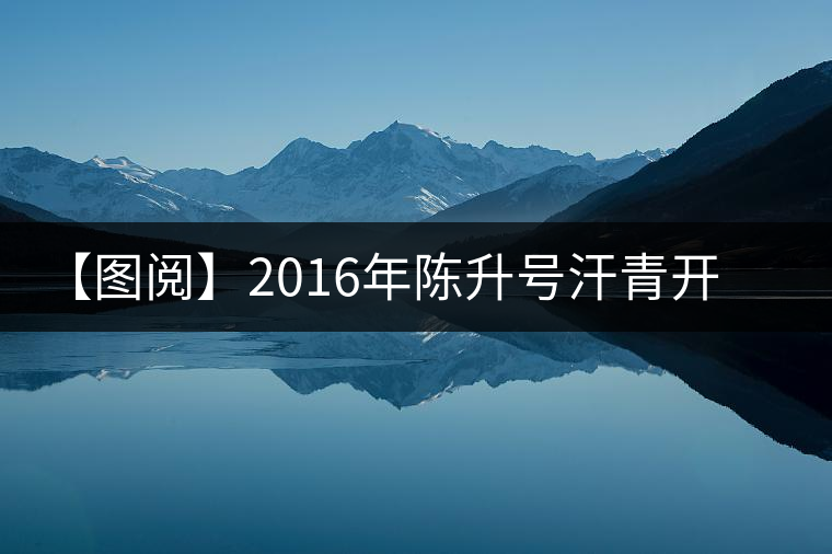 【圖閱】2016年陳升號(hào)汗青開(kāi)湯 【圖閱】2016年陳升號(hào)汗青開(kāi)湯