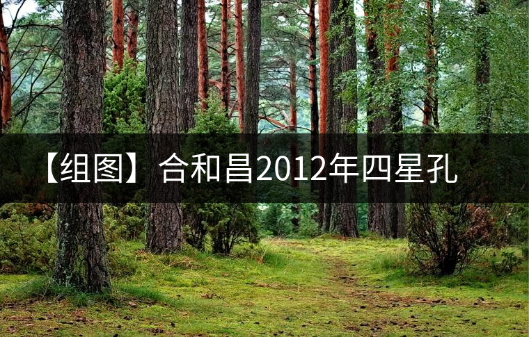 【組圖】合和昌2012年四星孔雀開湯