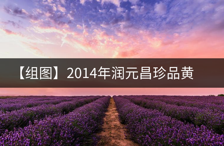 【組圖】2014年潤(rùn)元昌珍品黃印開湯 【組圖】2014年潤(rùn)元昌珍品黃印開湯