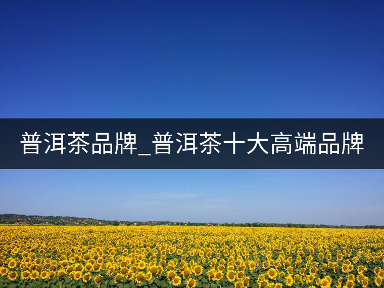 普洱茶品牌_普洱茶十大高端品牌_哪個牌子好？