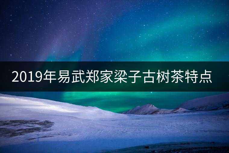 2019年易武鄭家梁子古樹茶特點介紹 2019年易武鄭家梁子古樹茶特點介紹