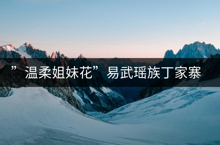 ”溫柔姐妹花”易武瑤族丁家寨、漢族丁家寨介紹