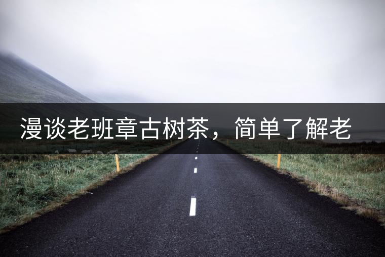 漫談老班章古樹(shù)茶，簡(jiǎn)單了解老班章普洱茶