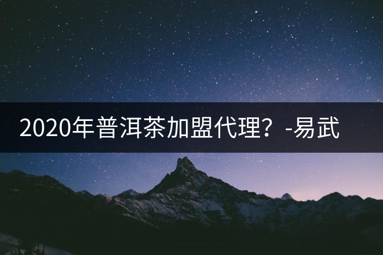 2020年普洱茶加盟代理？-易武中聘號(hào)