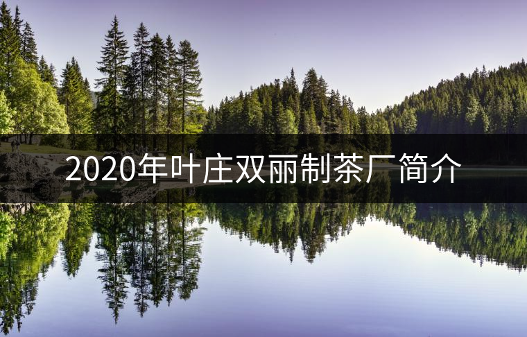 2020年葉莊雙麗制茶廠簡(jiǎn)介