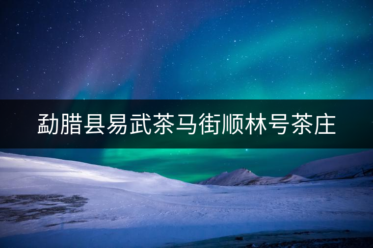 勐臘縣易武茶馬街順林號(hào)茶莊