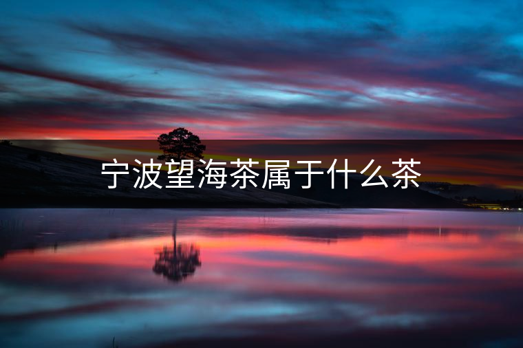 寧波望海茶屬于什么茶