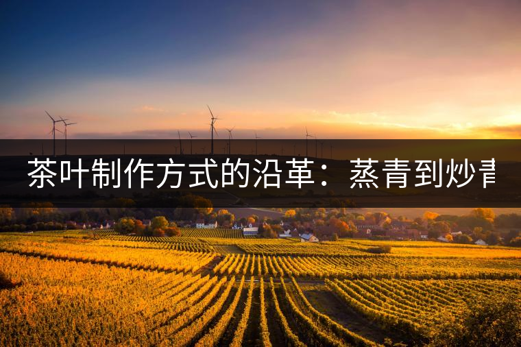茶葉制作方式的沿革：蒸青到炒青！